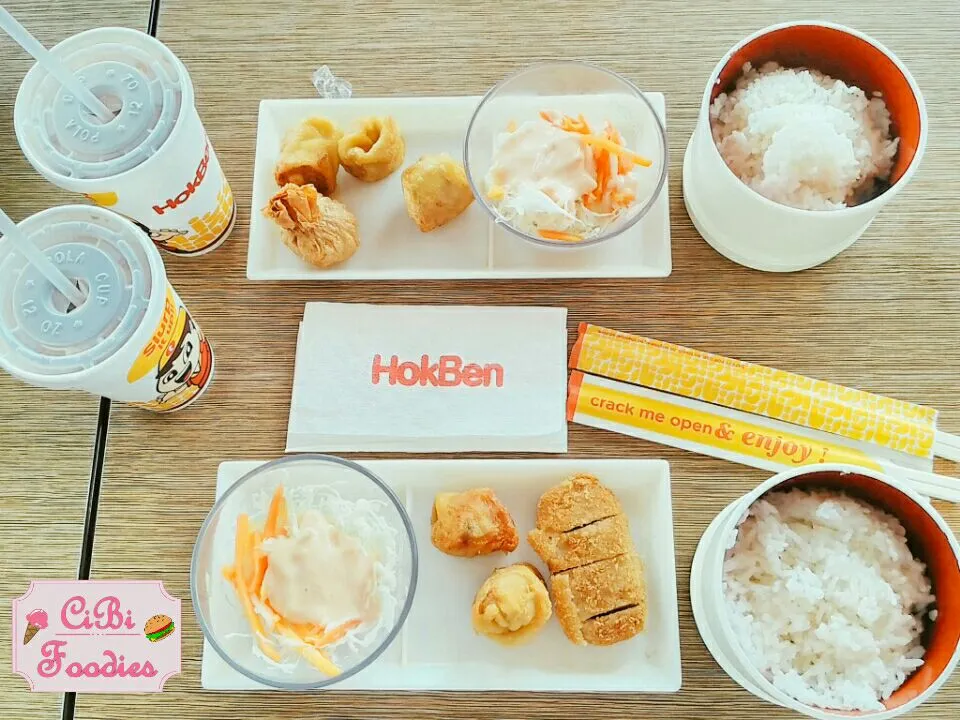 🏡Hoka Hoka Bento Royal Plaza, Surabaya
Menu : Rice, Salad, Egg Chicken Roll, Ekkado, Chicken Katsu, Milo Ice
Address : Royal Plaza Lt. Dasar Blok A1-17, Jl. Ach|Pramita Riza Oktavianiさん