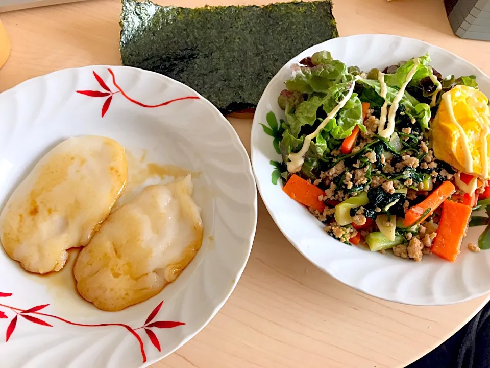 2月16日日朝食兼昼食|ばぁさんさん