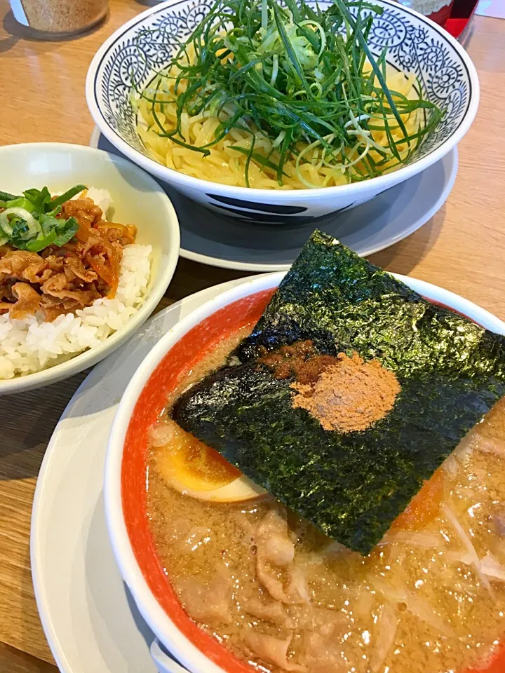 肉そばつけ麺&焼肉丼|N. Hirabayashiさん