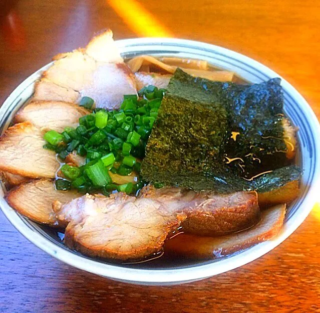 朝ラーメン 温チャーシュー並 纏|ガク魁‼︎男飯さん