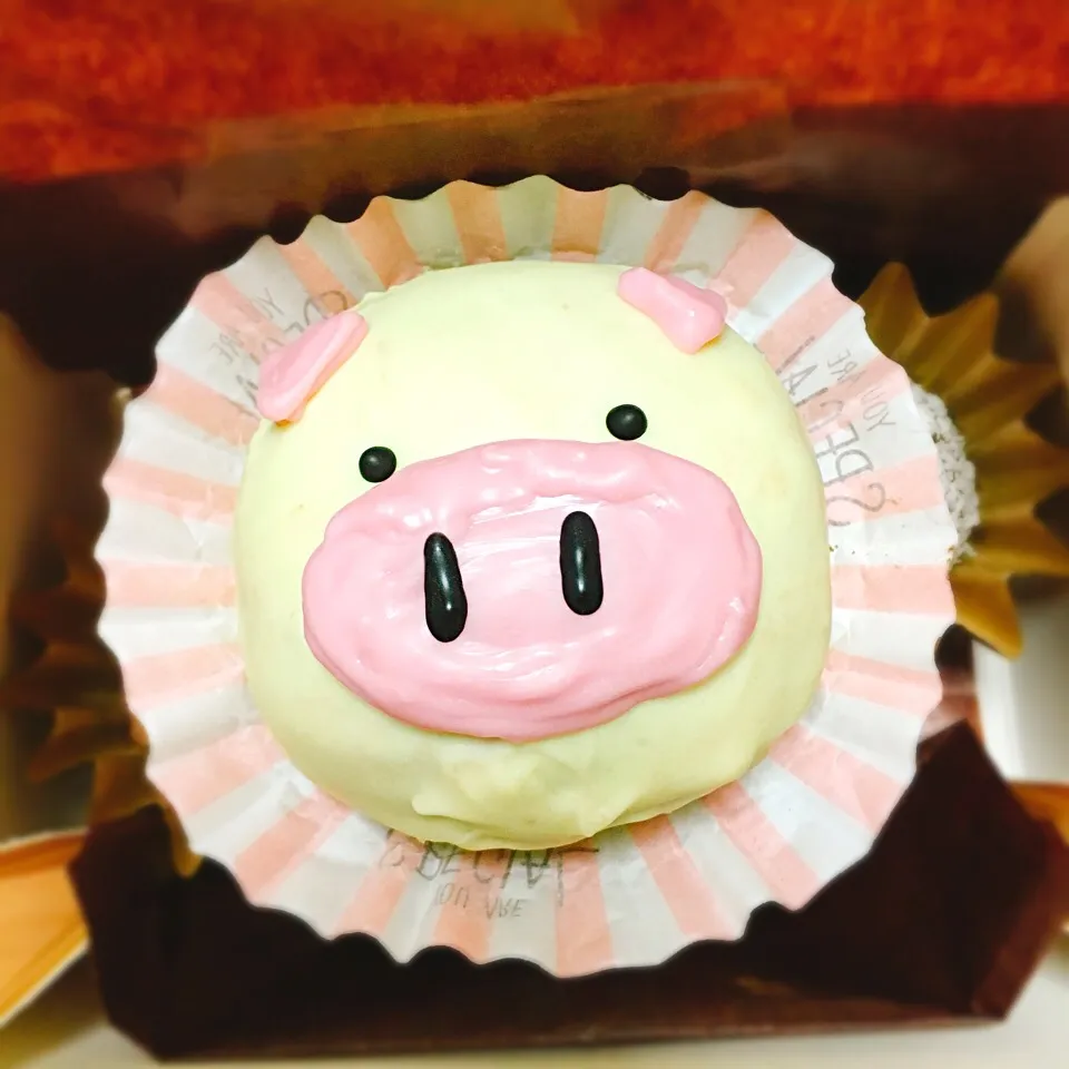 Snapdishの料理写真:ぶたさん生チョコ🐷🍫|あすかさん