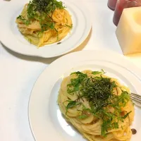 Snapdishの料理写真:たらこパスタ|Ayumi Yokoyamaさん