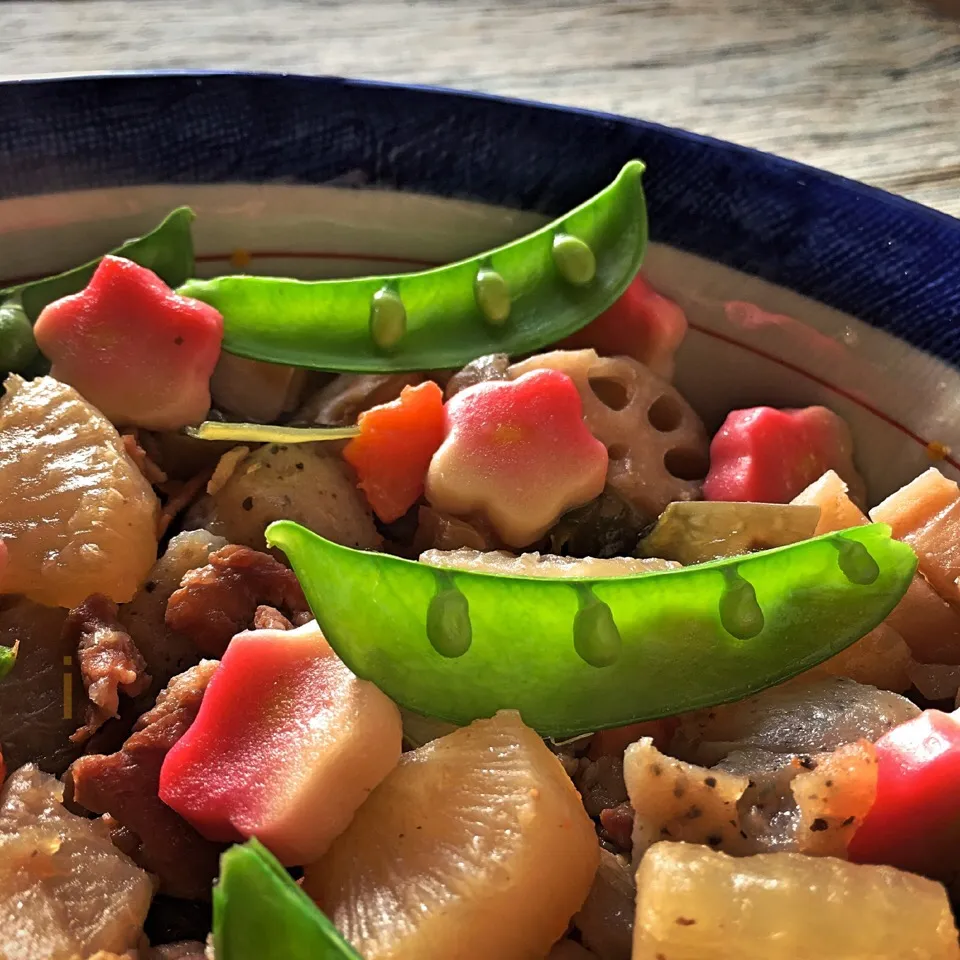 Snapdishの料理写真:izoomの料理 フライパンひとつで出来る おでんもどき  【Something like oden】|izoomさん