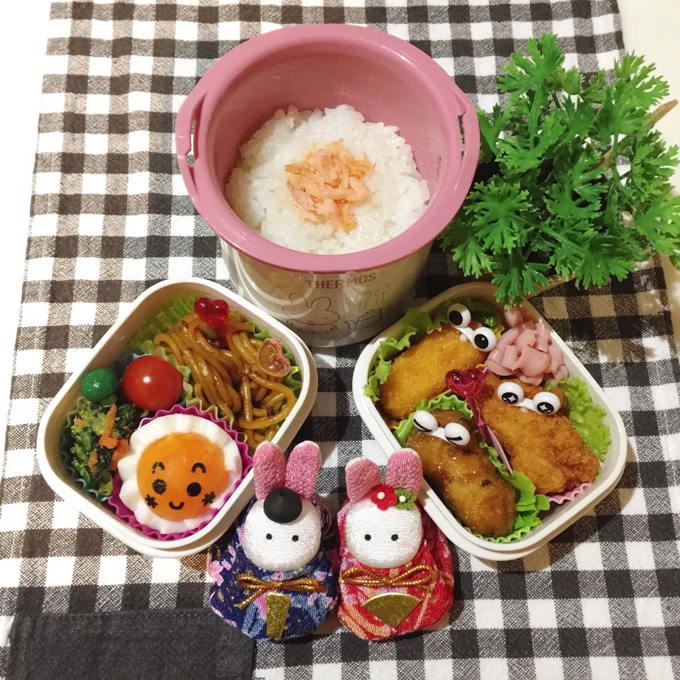 2/17❤︎娘のお弁当❤︎うさ雛|Makinsさん