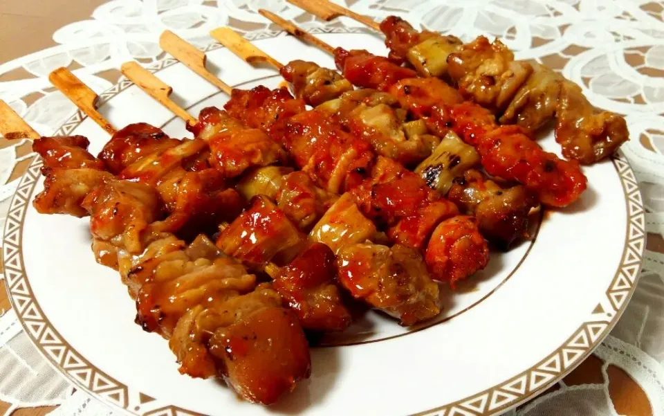 chicken skewers|steven z.y.さん