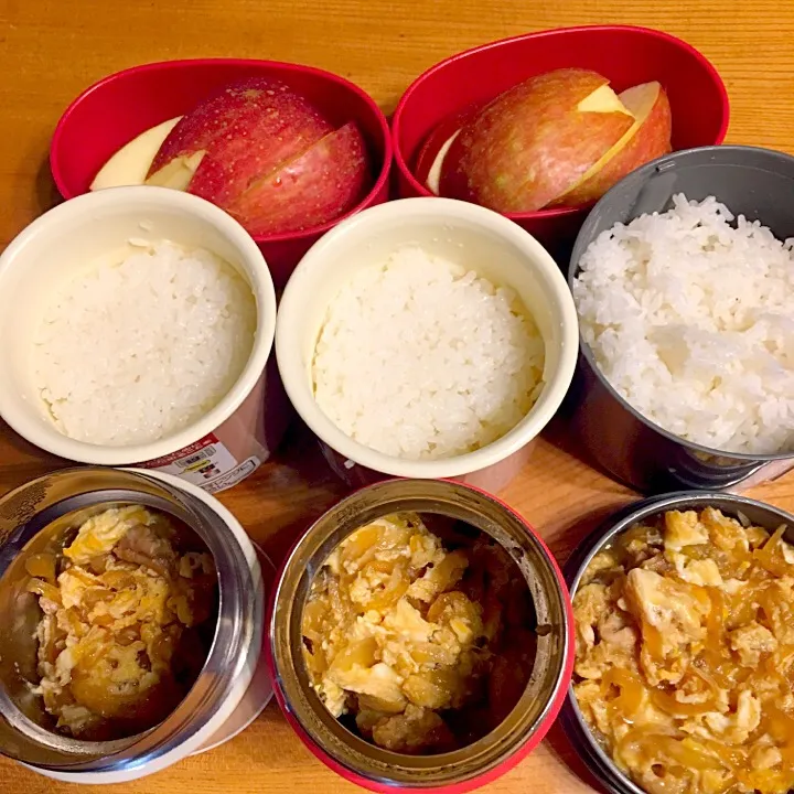 昼まで温かい親子丼弁当|ツインズママさん