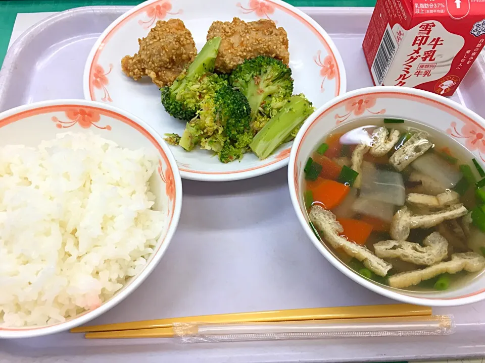 のっぺい汁 ブロッコリーのおかか炒め 鶏肉の胡麻揚げ|まいさん