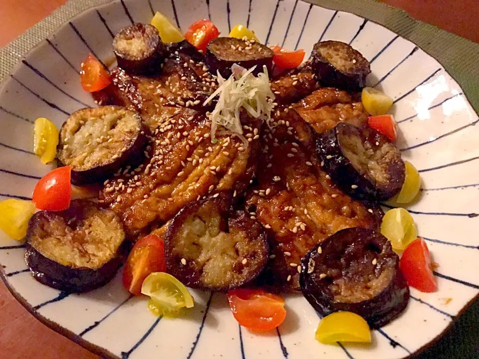 Broiled sardine&vegetables🐟鰯とお野菜の蒲焼き|🌈Ami🍻さん