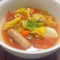 Snapdishの料理写真:野菜たっぷりトマトスープ|FFtBさん