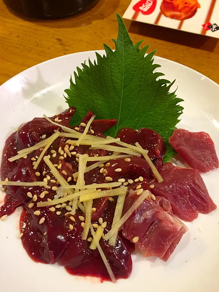 鶏レバー刺し|シュンさん