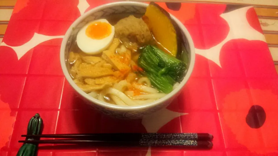 Snapdishの料理写真:舞妓はん　ひぃ～ひぃ～(一味)うどん|nokoさん