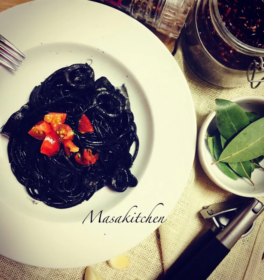 Squid ink pasta|Masakiさん