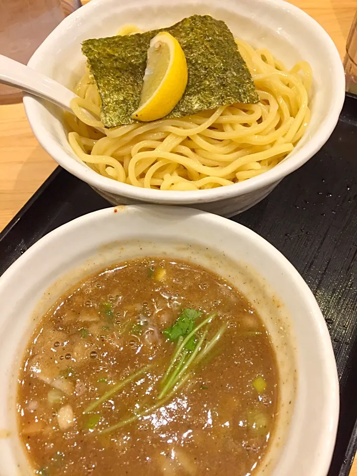 Snapdishの料理写真:濃厚煮干つけ麺@蕾 本家（大宮）|Kazuya Miyukiさん