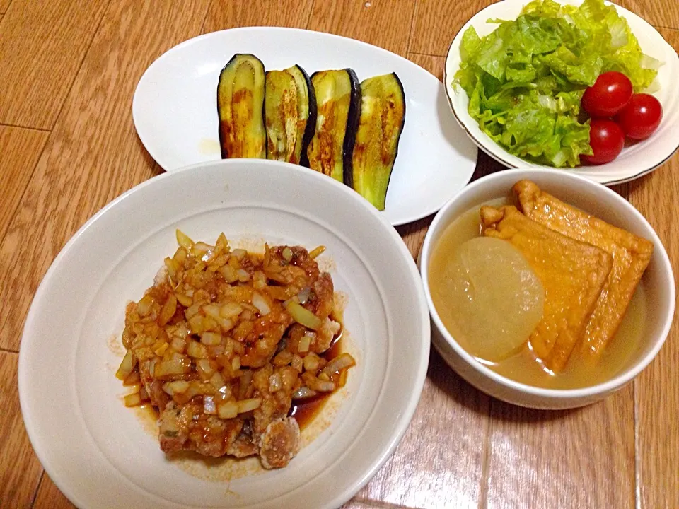 旦那ちゃん晩御飯♥️|ちゃびきゅさん