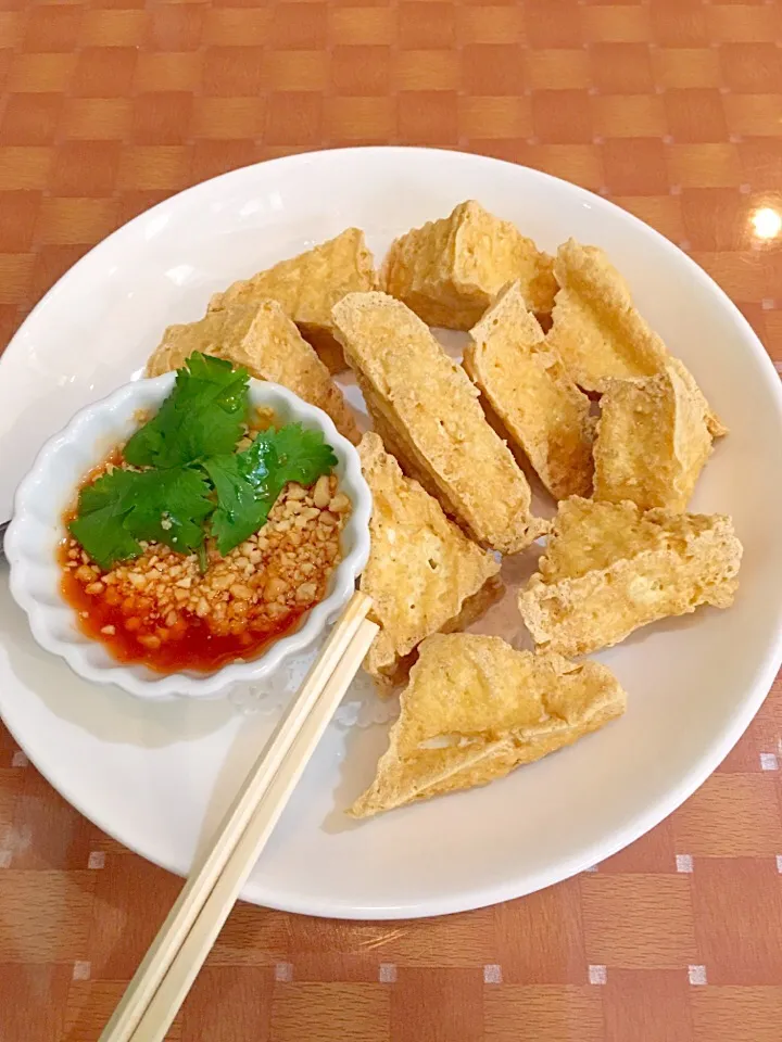 Fried Tofu😍|🌺IAnneさん