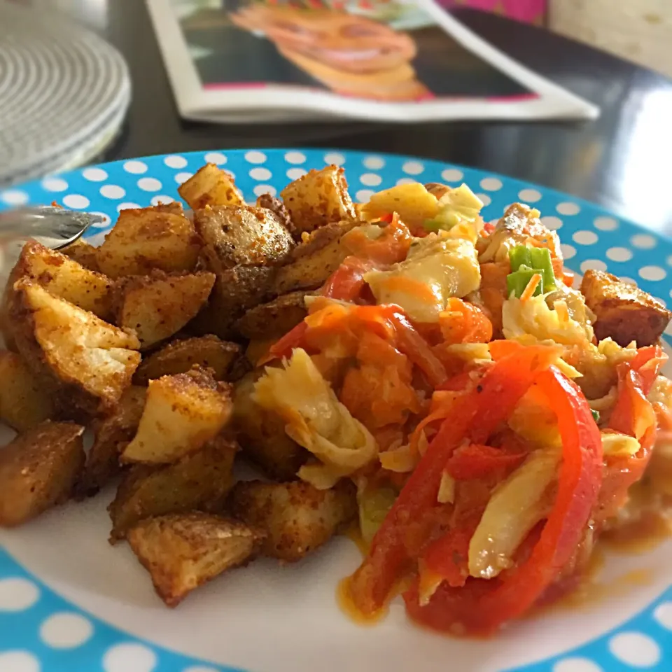 Roasted Potatoes and Salt Fish|T.E.Dennisさん