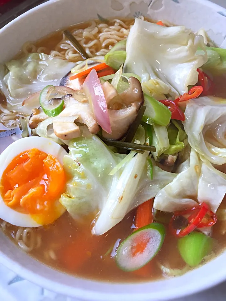 サッポロ一番味噌ラーメンをアレンジして。|FU-TEN 古原貴大さん