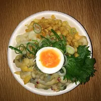 桜貝の好きなもののっけうどん|ふみこさん