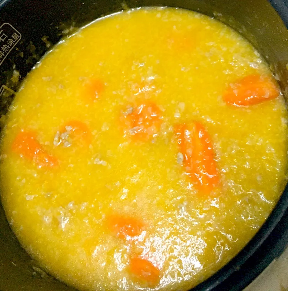 Carrot pumpkin congee😋😋😋|Hannah Liaoさん