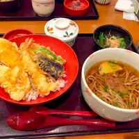 Snapdishの料理写真:天丼定食〜🤗|まりんさん