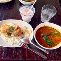 Snapdishの料理写真:チキンスープカレー🍛|まりんさん