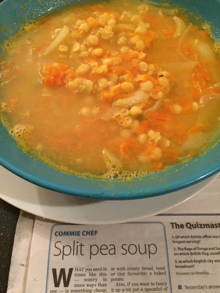 Split pea soup (Morning Star Commie Chef recipe)|Nick Hiderさん