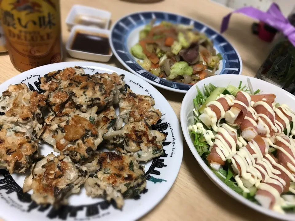 Snapdishの料理写真:塩昆布とりつくね♫|あやぱんさん