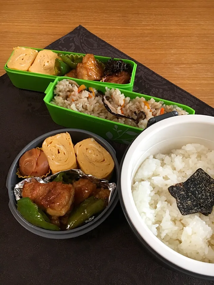 Snapdishの料理写真:鶏の甘酢あん弁当|csigapogiさん