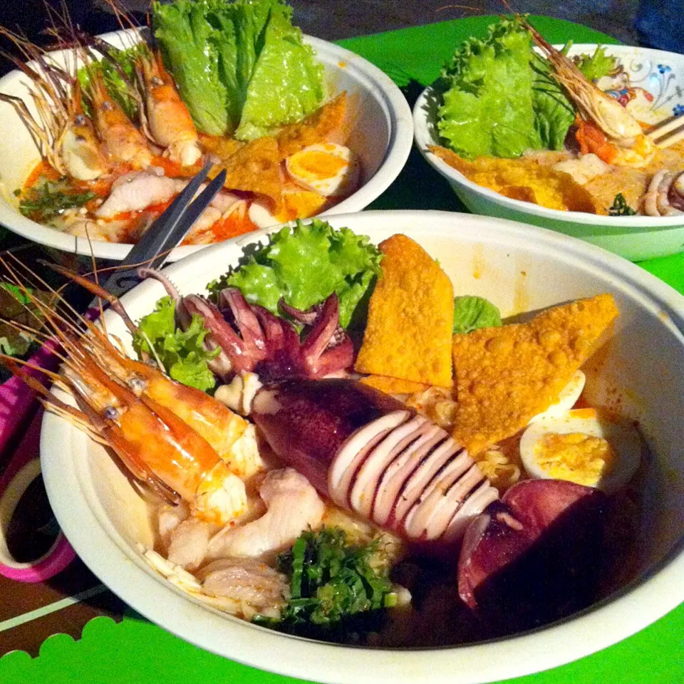 Double seafood noodles soup ฿89
@ Chiangmai #eatinthai|Eat in Thaiさん