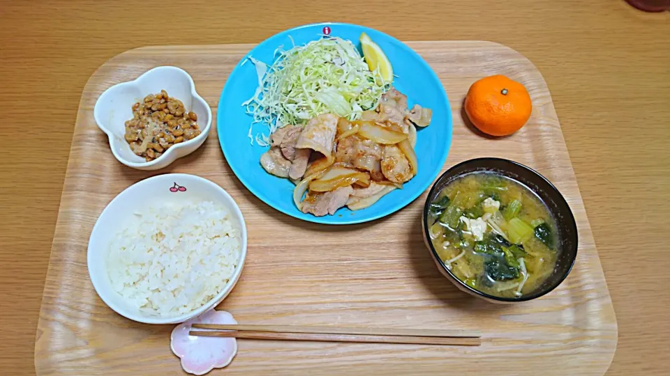 大戸屋レシピ＊四元豚の生姜焼き定食|meさん