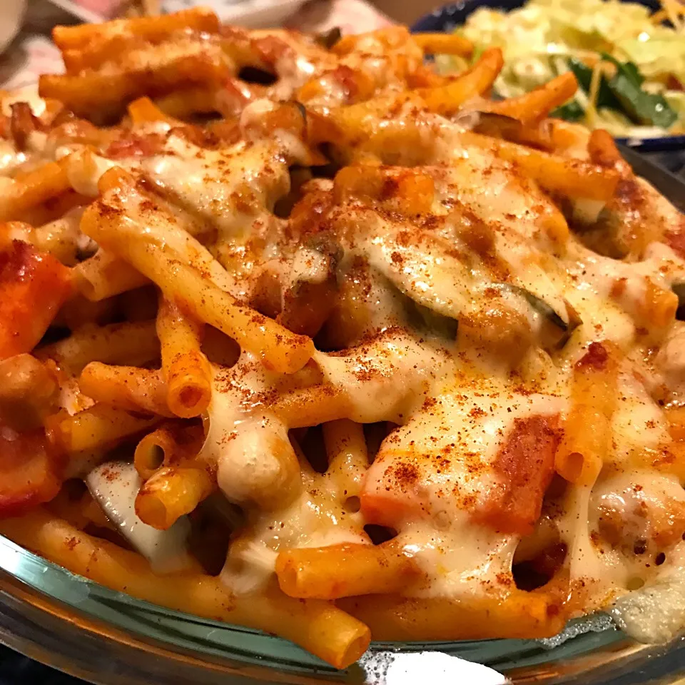 Snapdishの料理写真:ラタトゥイユ風マカロニグラタン ratatouille style mac n cheese|Junya Tanakaさん