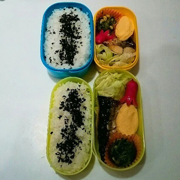 Snapdishの料理写真:2/21(火)の二人弁当🍱|ふみぃさん