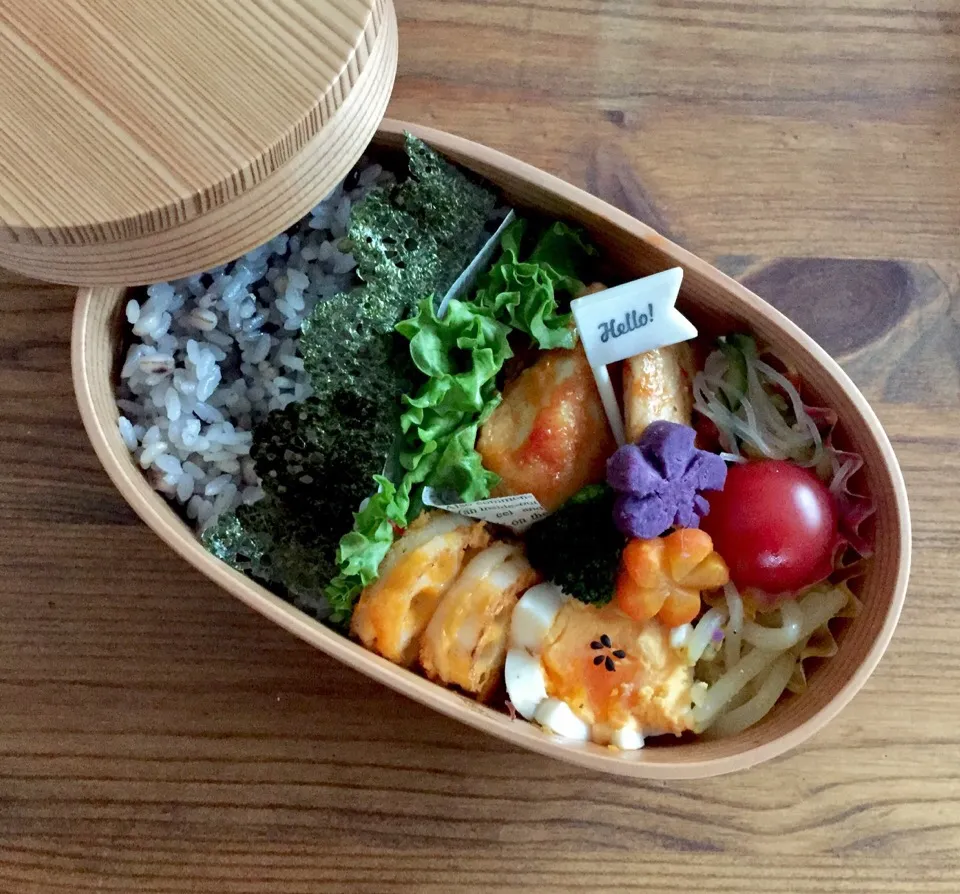 Snapdishの料理写真:桜央里さんの料理 もやしのカレーマリネ  2/21お弁当🍱|カタツムリさん