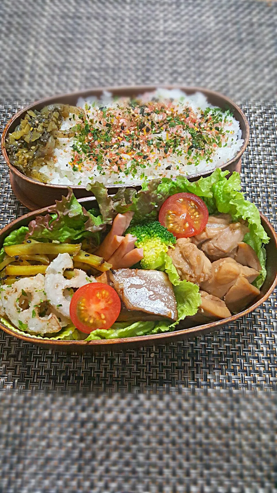 今日のお弁当🎵　　鳥もも醤油煮🐔🐔🐔|クッキングオヤジさん