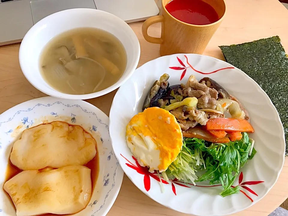 2月21日朝食兼昼食|ばぁさんさん