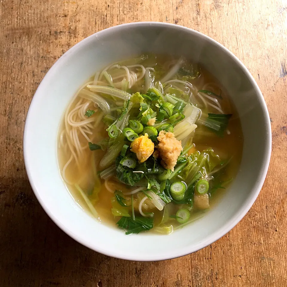 大門素麺 de 煮麺ランチ♬
#lunch #昼ごはん #お昼ごはん #大門素麺 #にゅうめん #素麺 #柚子 #油揚げ|Yoshinobu Nakagawaさん