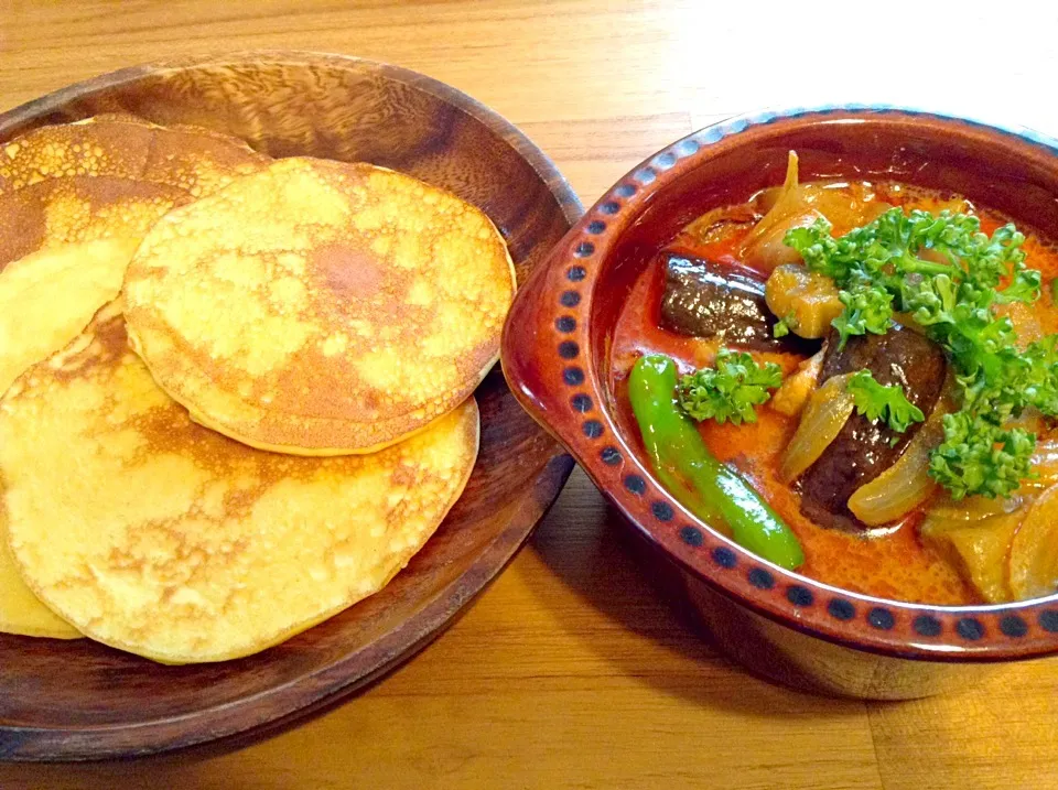 大豆粉パンケーキ
ココナッツカレー|keroさん