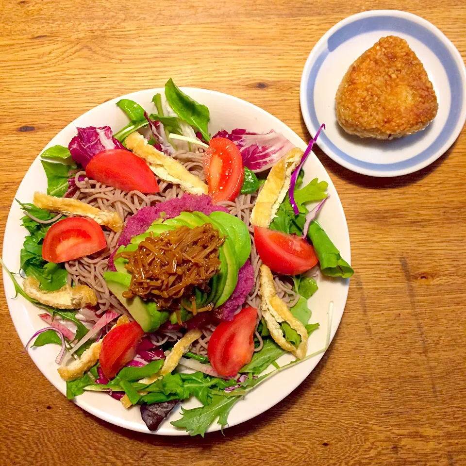 vegan グルテンフリー シュガーフリー
蕎麦サラダ
焼きおにぎり|makiko_aさん