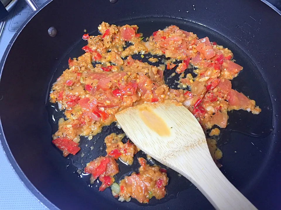 Mie Aceh step 1 #redpepper #onion #garlic #tomatoes #candlenuts #currypowder #cumin #saltpepper|yeni kartikasariさん