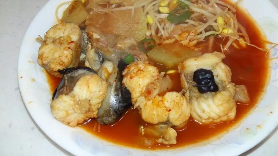 spicy devil fish stew|steven z.y.さん