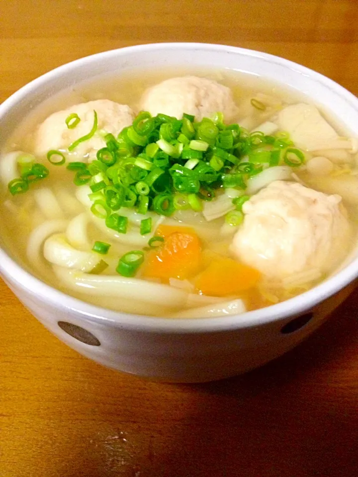 海老団子入り〜けんちんうどん🍲|まいりさん