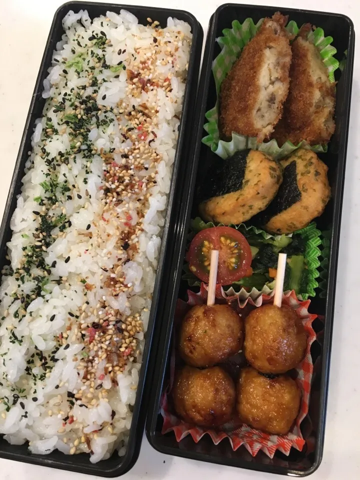 2017.2.22 旦那様のお弁当…ではなく私の簡単お弁当🍱|あっきーよさん