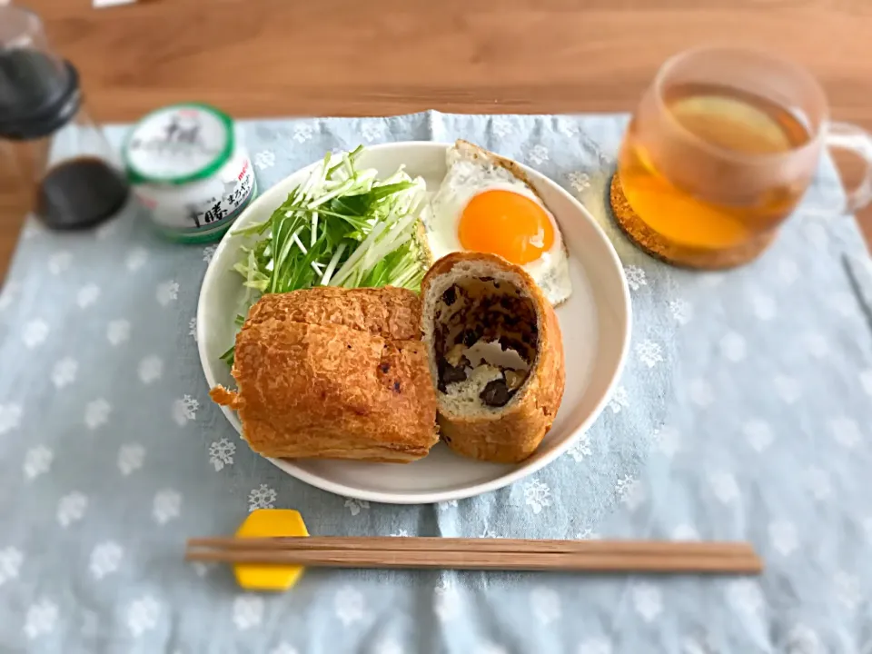 Snapdishの料理写真:休日朝昼ごはん|Saoriさん