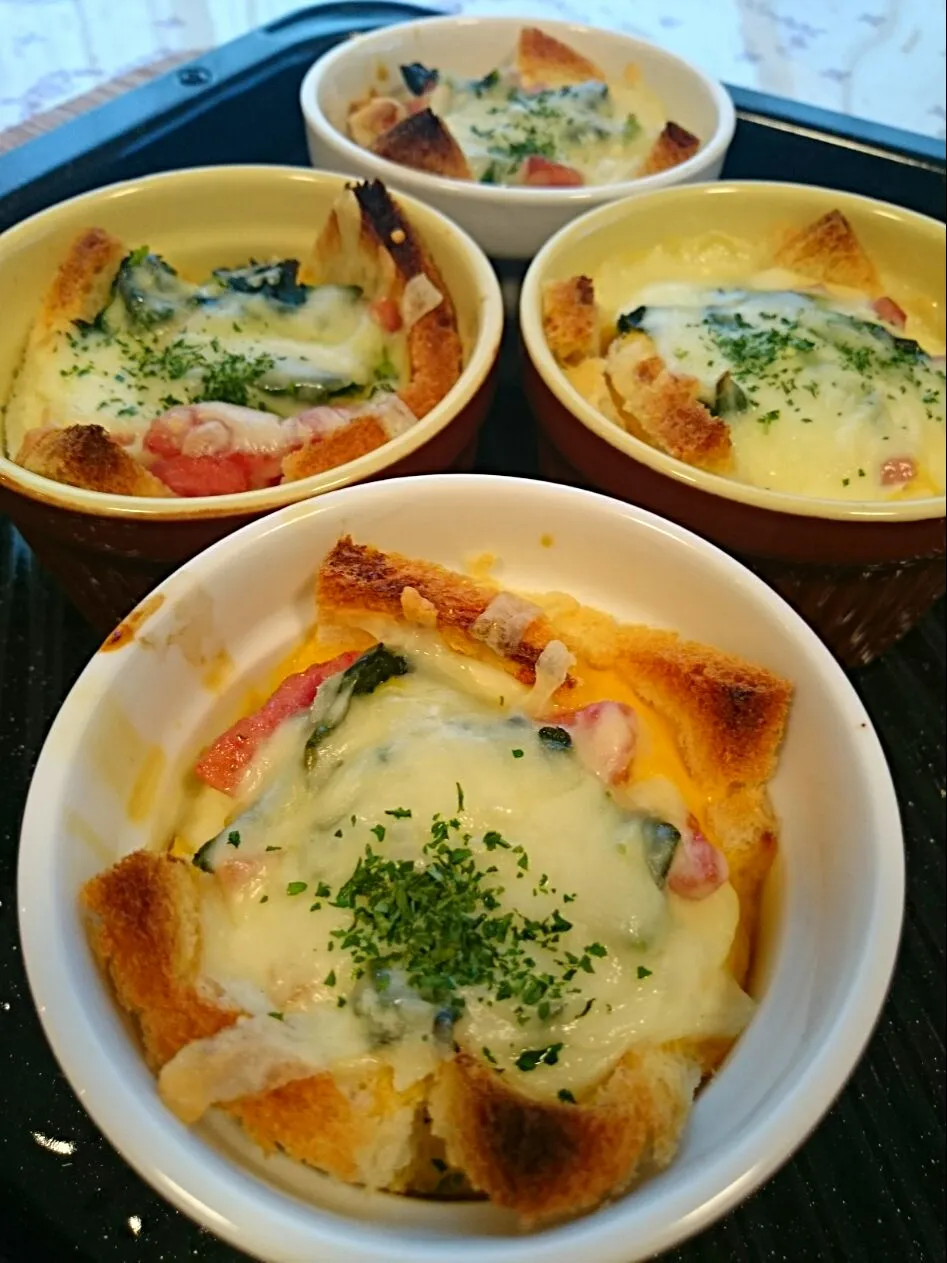 Snapdishの料理写真:ミニミニ～😄豆乳キッシュ|kimi=kimi🌼Kitchenさん