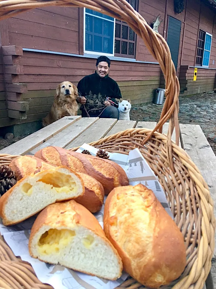 チーズクッペ🧀&バケット🥖|きゅうちゃんさん