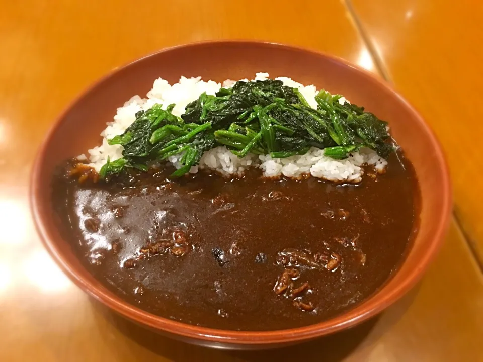 ほうれん草カレー、鬼辛|Yas Nakさん