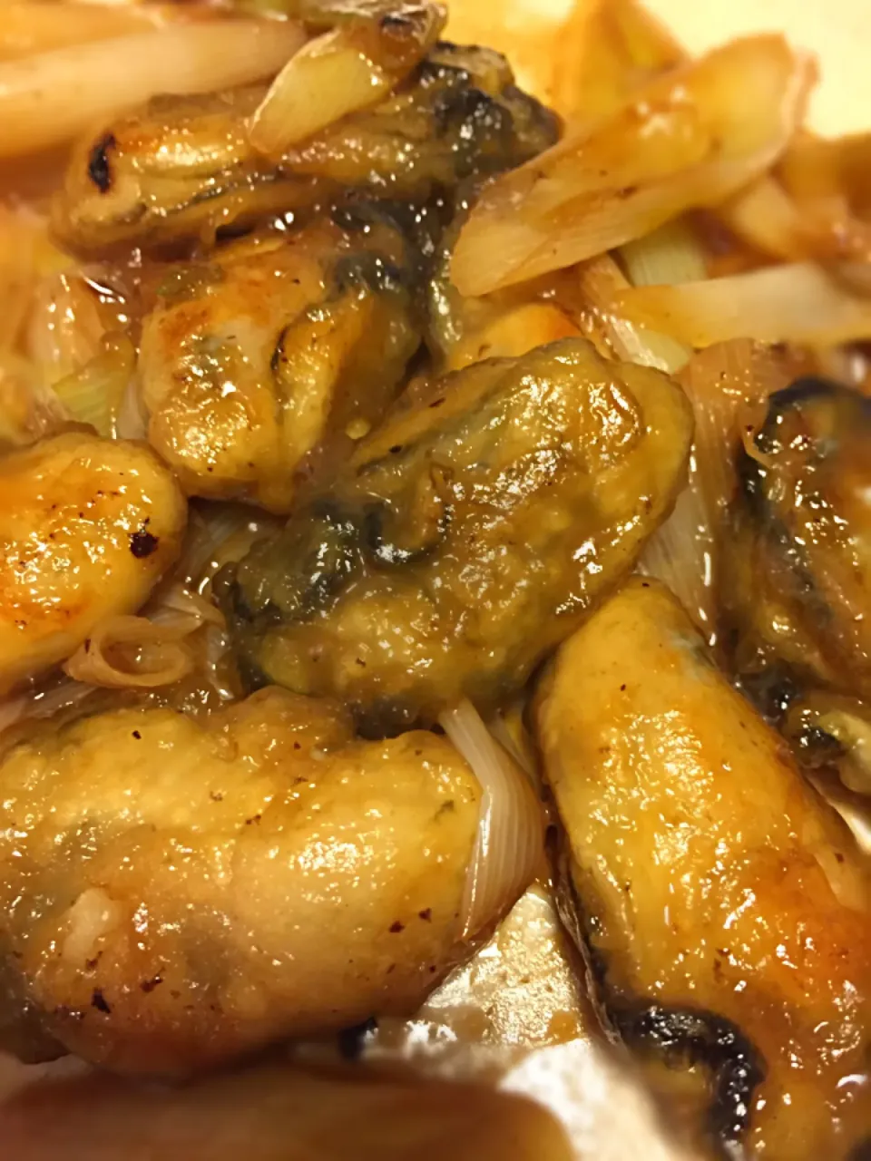 牡蠣葱炒め|sleepfishさん