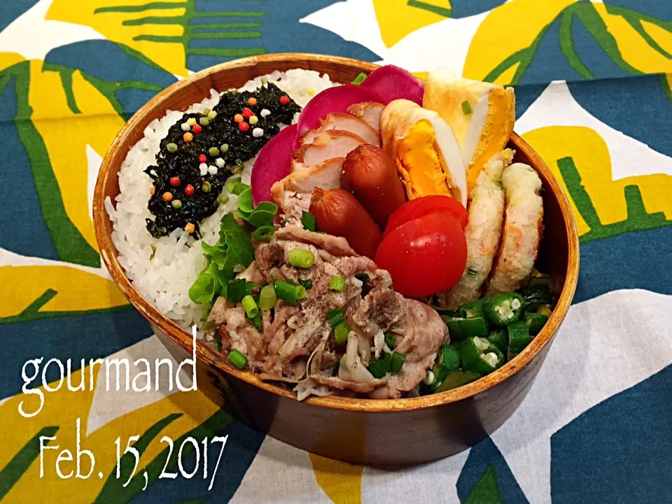 Snapdishの料理写真:2017.2.15 息子お弁当♪|プーティさん