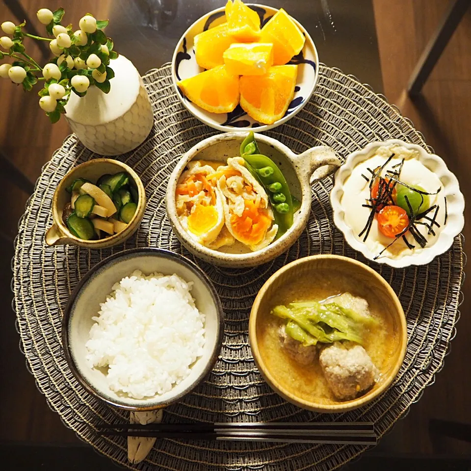 切り干し大根と卵の袋煮|はらしおりさん