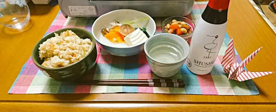 日本酒には鍋！野菜たっぷり鍋|なおさん